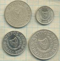 Кипр 4 монеты 4512а
