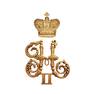 Вензель Николая II (с короной золотой)