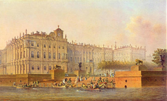 Dvortsovaya pier at 1840