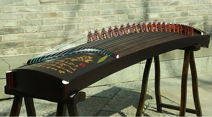 professional-21-stringed-Chinese-zither-phoebe-wood-Guzheng-white-pine-solid-wood-letters-engraved-gu-zheng