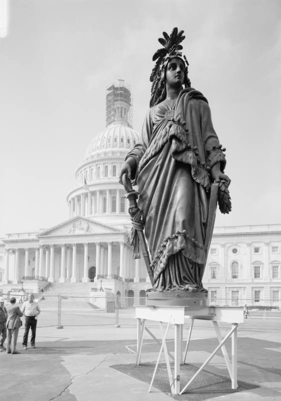 Statue of Freedom on Capitol Dome Statue of Freedom on Capitol Dome