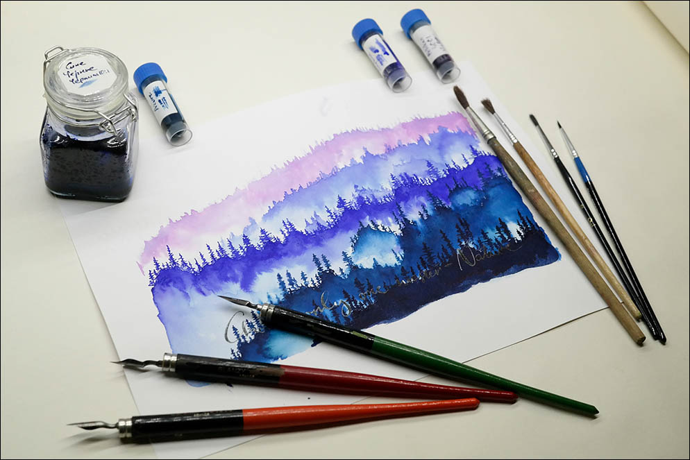 Inky Forest. Lenskiy.org