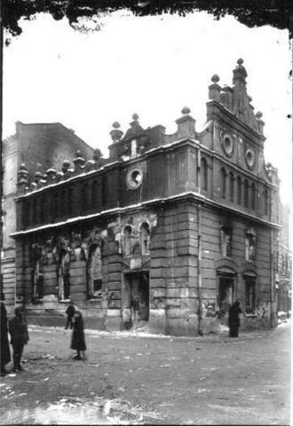 Synagogue Chassidim Shul in Lemberg-Lwow.