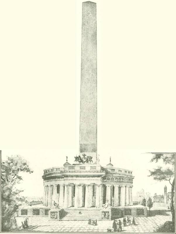 Original design for Washington Monument Original design for Washington Monument
