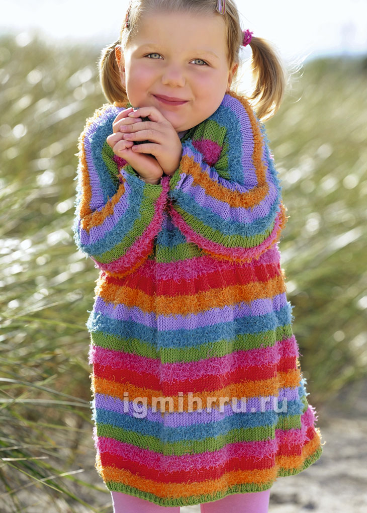Одежда для девочек — товары для детей (вязание спицами) | Изделия ручной работы на пластиковыеокнавтольятти.рф