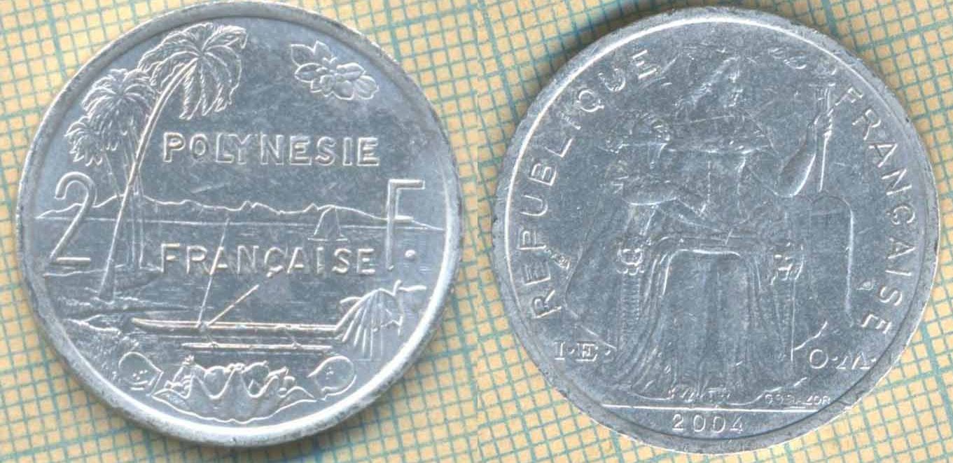 Французская Полинезия 2 франка 2004 6083