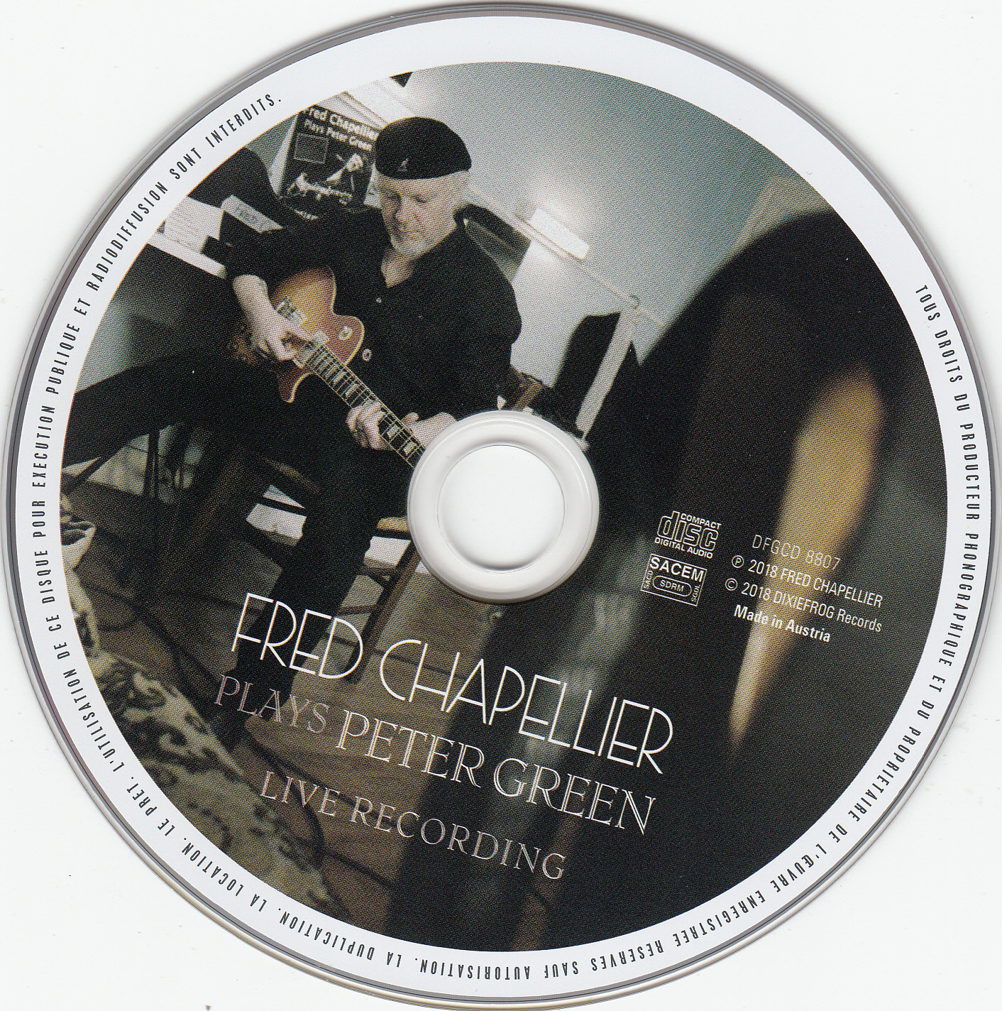 Fred Chapellier - Plays Peter Green - CD