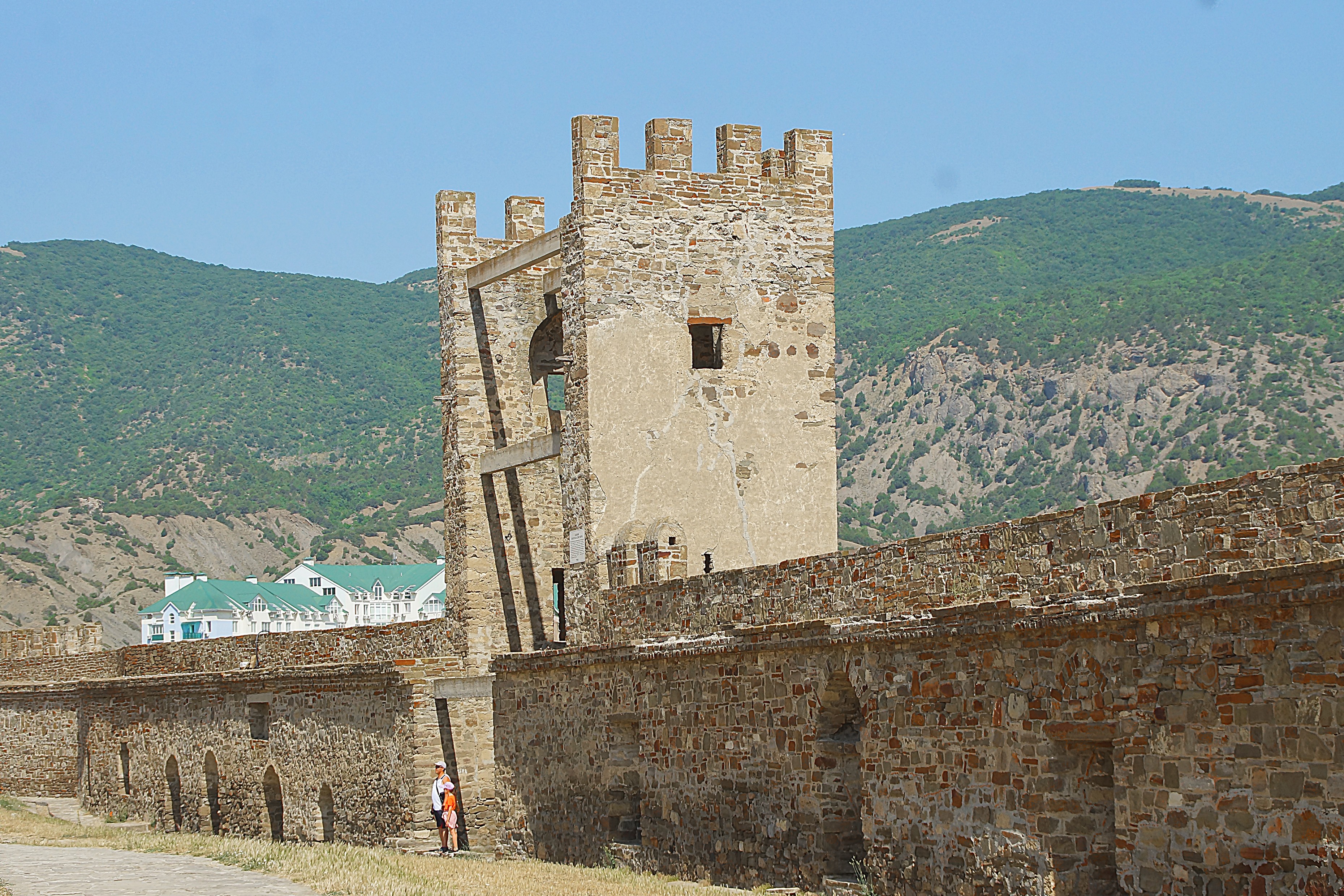 Стена Судакской генуэзской крепости. Фото Морошкина В.В.
