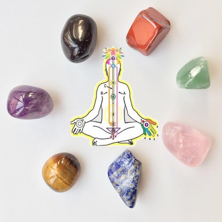 1Set-Crystal-7-Chakra-Healing-Point-Jewelry-Hexagon-Stone-Reiki-Beads-Men-Women-Yoga-Statement-Jewelry