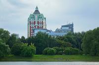 Берег Мосфильмовского пруда возле Минской ул. Фото Морошкина В.В.