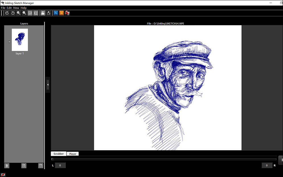 Cor Jaring. Wacom Inkling. Lenskiy.org