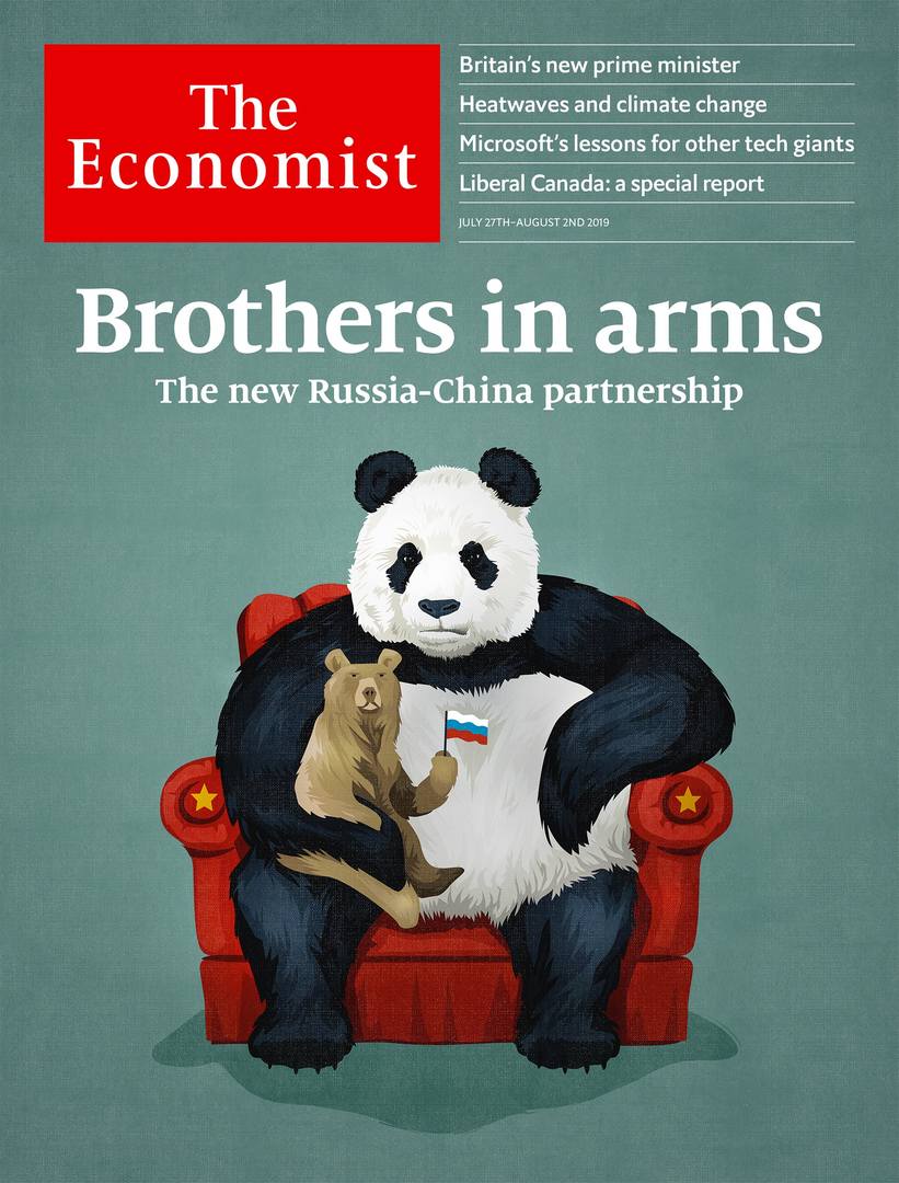 The Economist. New China Russia Alliance Cover Cristofani