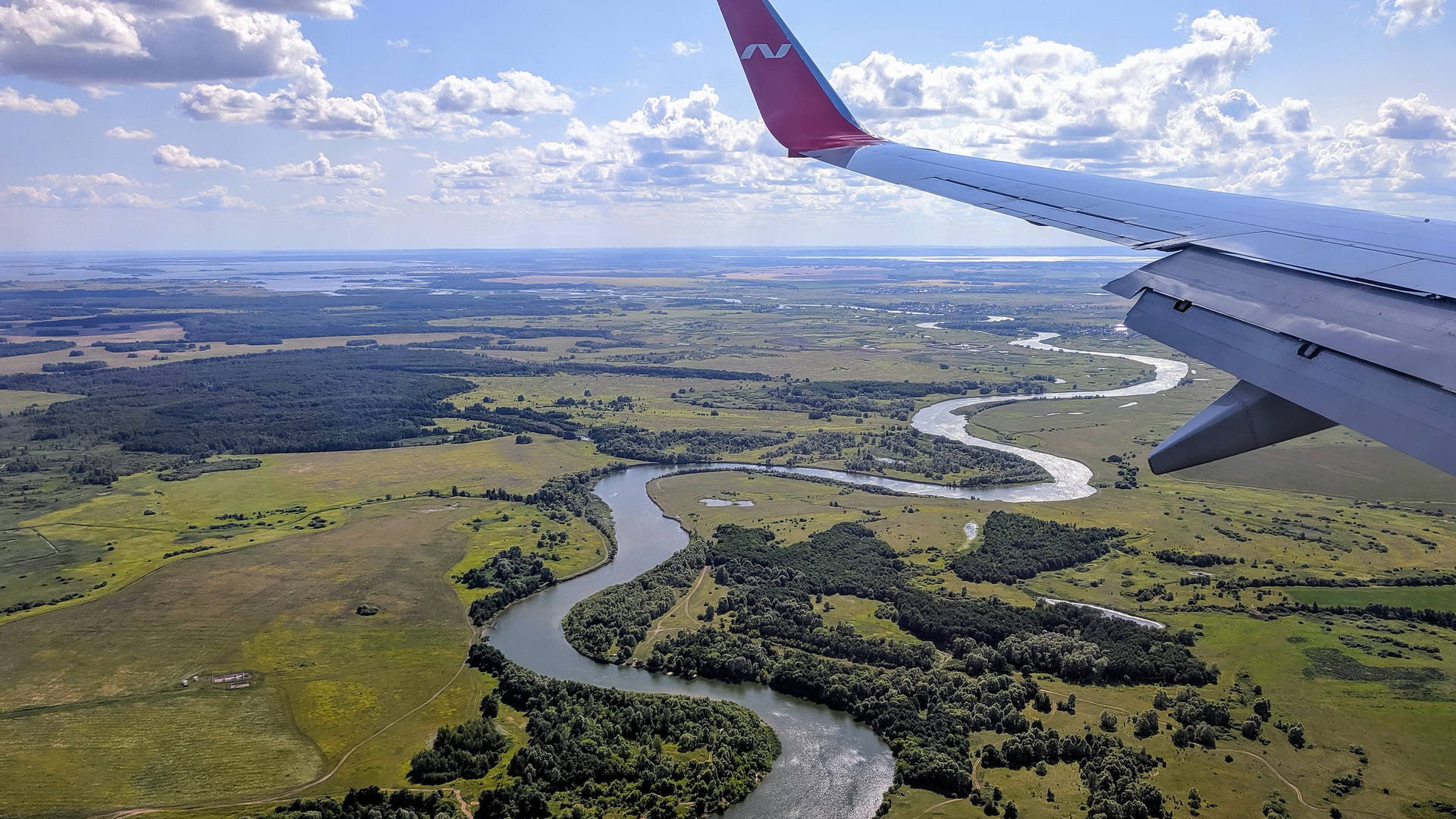 Вид с самолета на землю рисунок