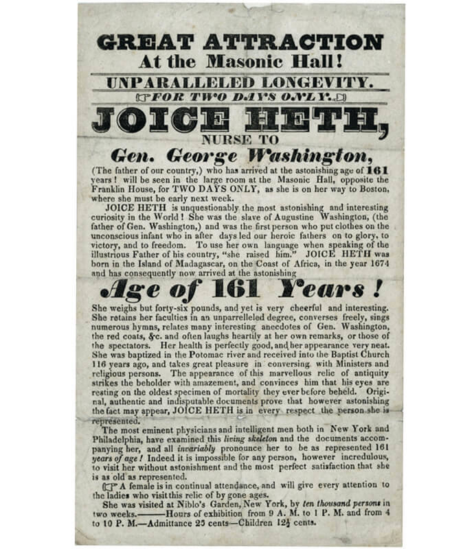 joice-heth-new-york-1835 joice-heth-new-york-1835