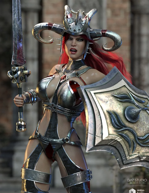 Zealoth Outfit and Weapons for Genesis 8 Female(s)
