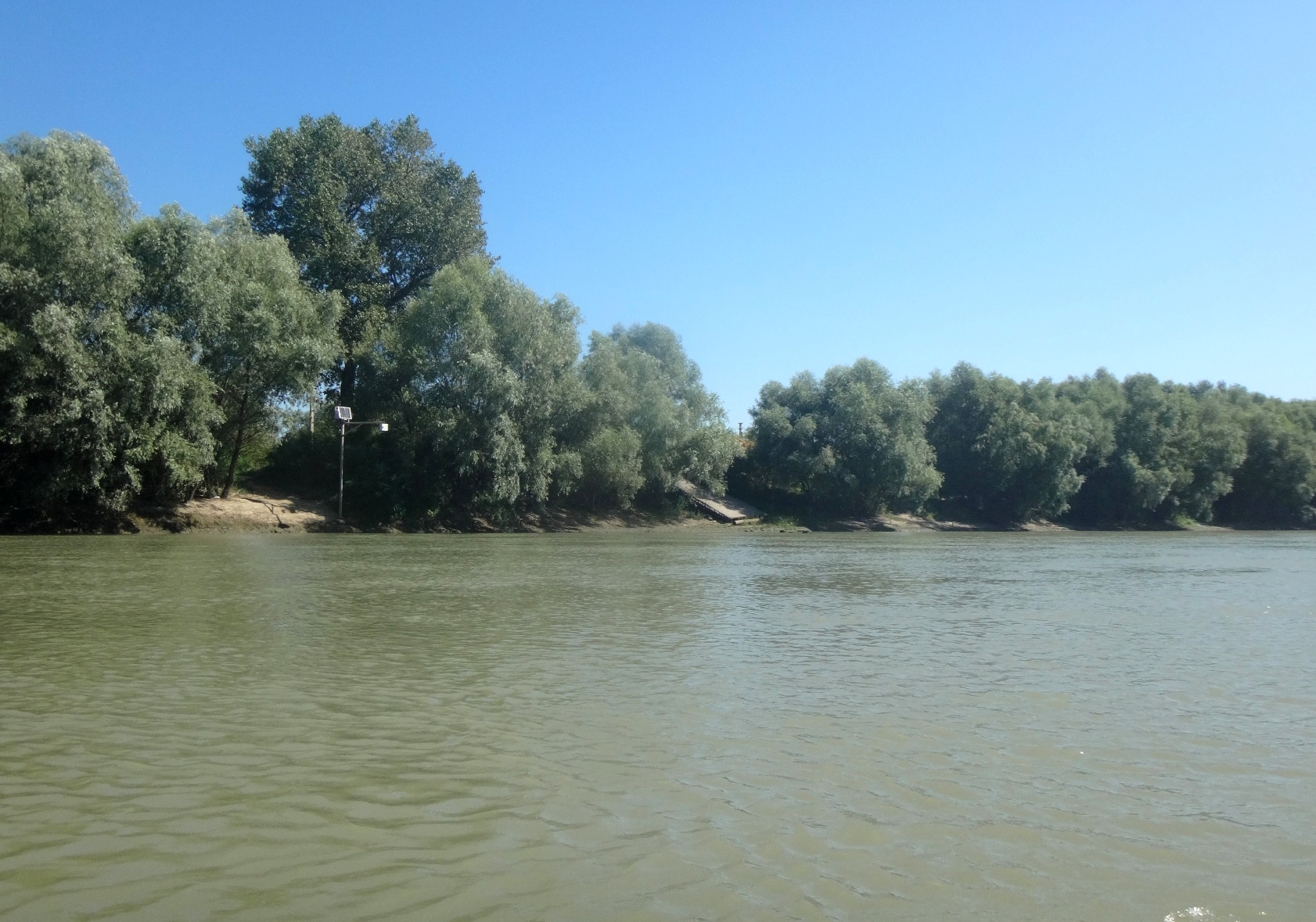 В походе, на реке Кубань