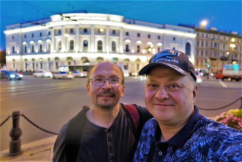 Я и Григорий Петербург