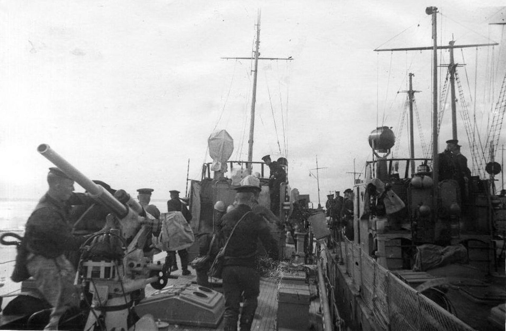 МО-4 Боевая тревога на катерах МО Балтика 1943г