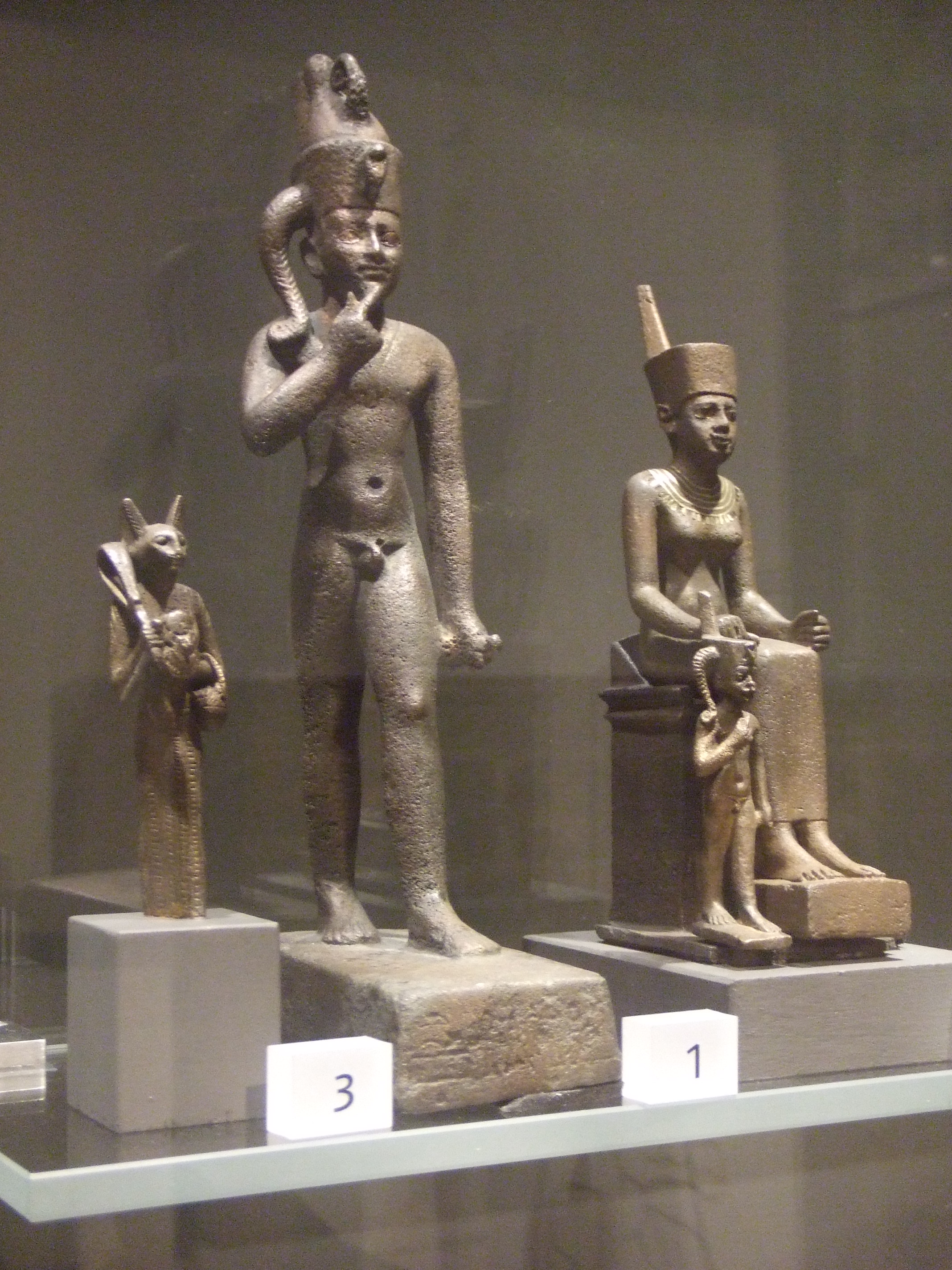 Bastet, Harpocrates & Neith