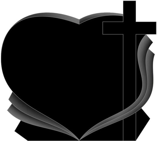 Сердце с крестом 1000х900