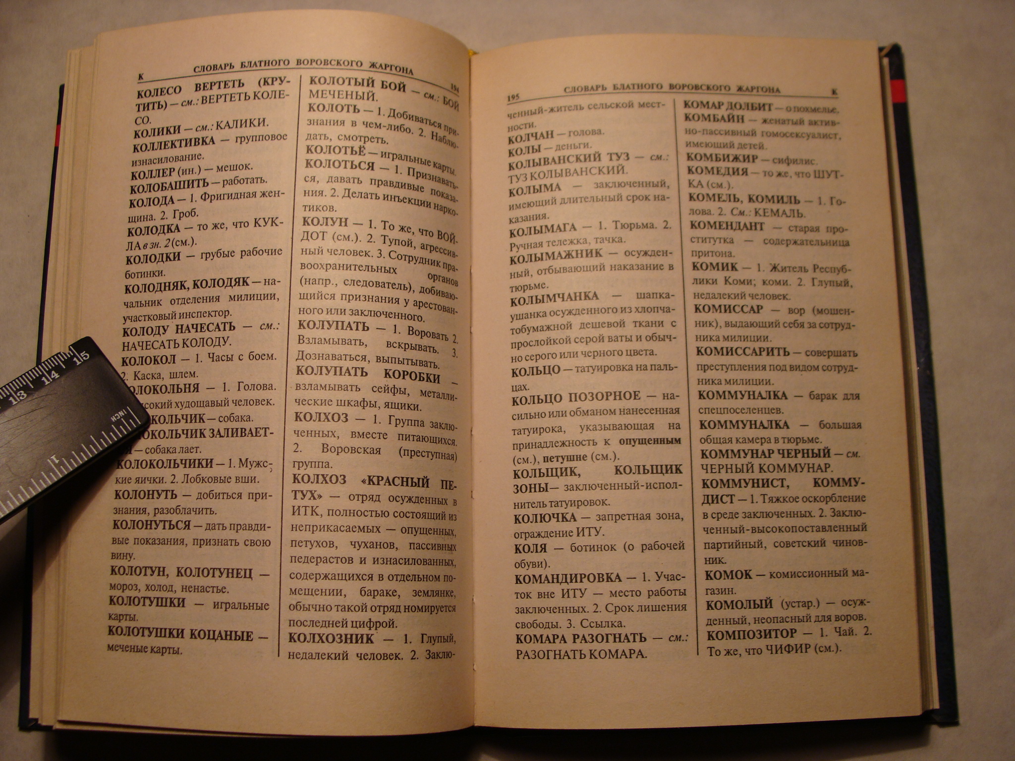 Воровские понятия словарь