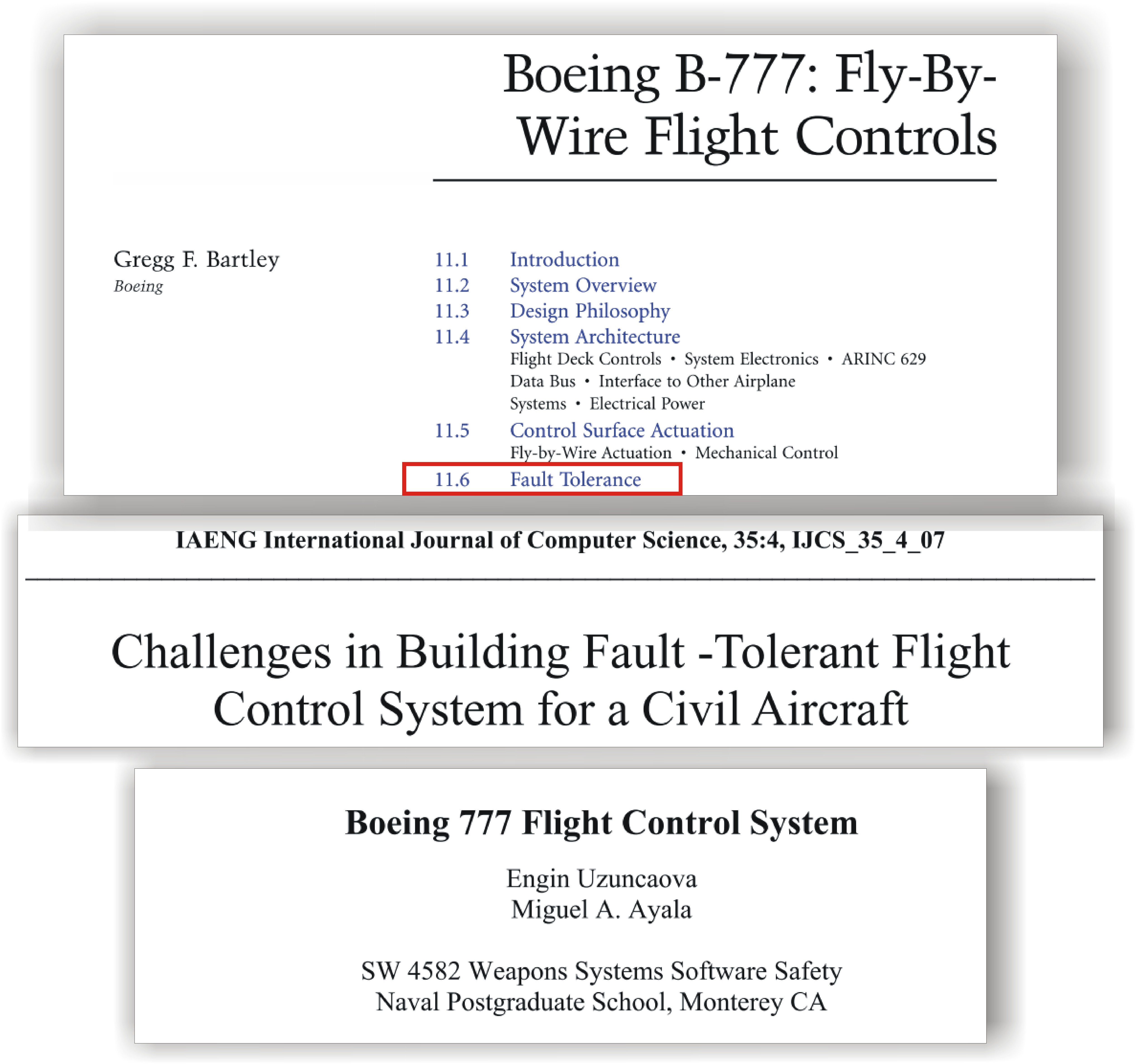 B 777 FAULT TOLERANCE