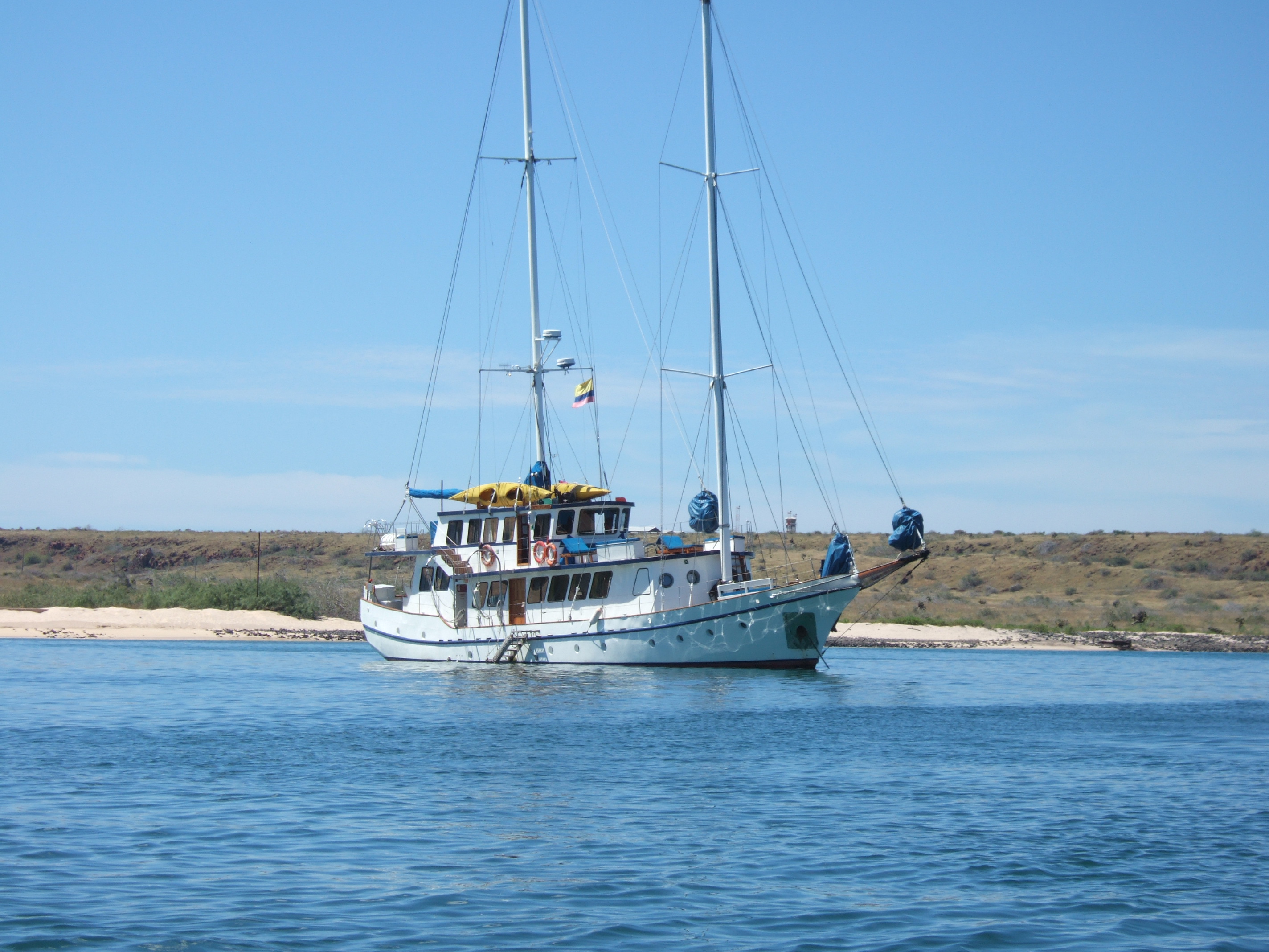 Cachalote The yacht we stayed on.