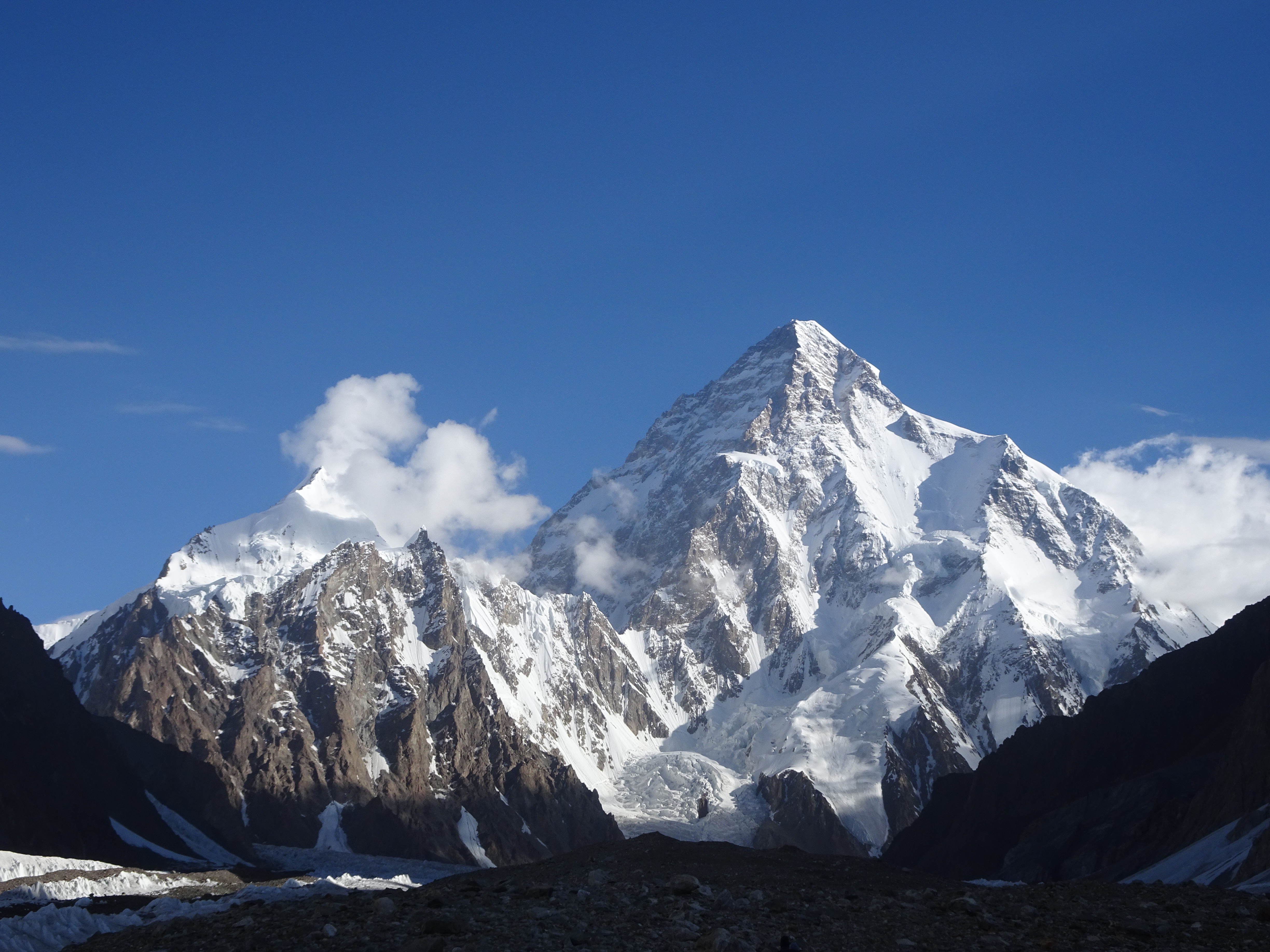 K2 on the approach to basecamp