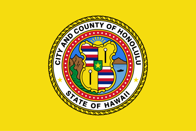 Flag of Honolulu, Hawaii.svg Flag of Honolulu, Hawaii.svg