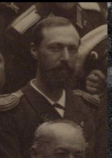 1891 Модест Кедров позади вице-адмирала П.Н. Назимова сообщение круп
