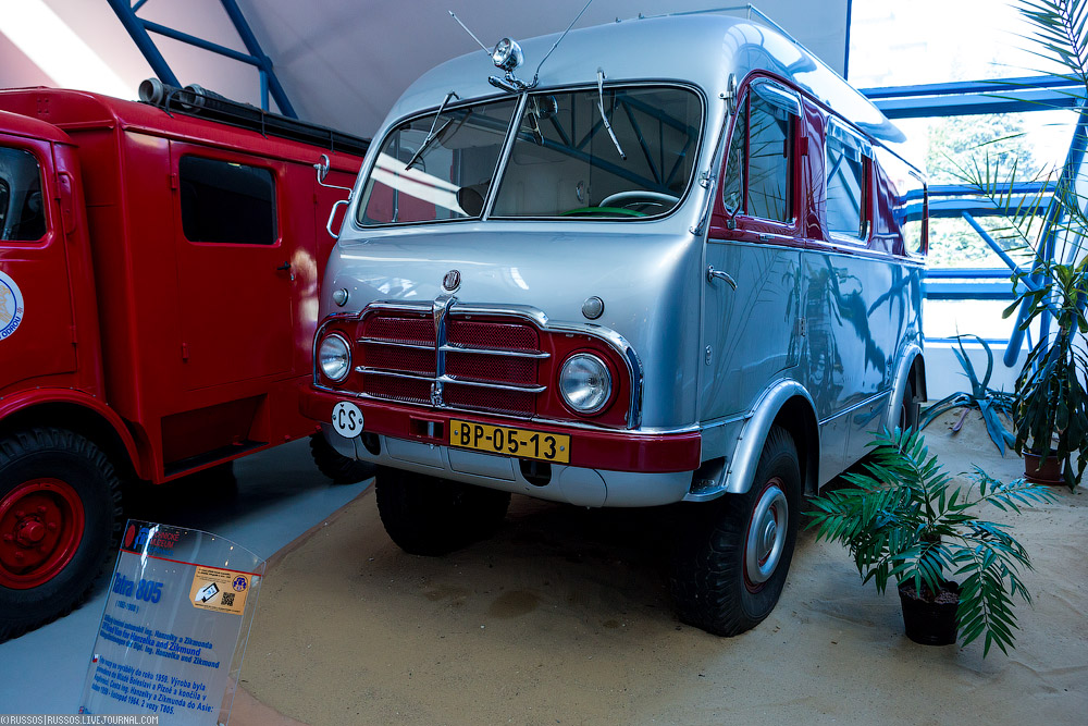 АвтомобильTatra 805, который участвовал в экспедиции в Азии с апреля 1959 года по ноябрь 1964.