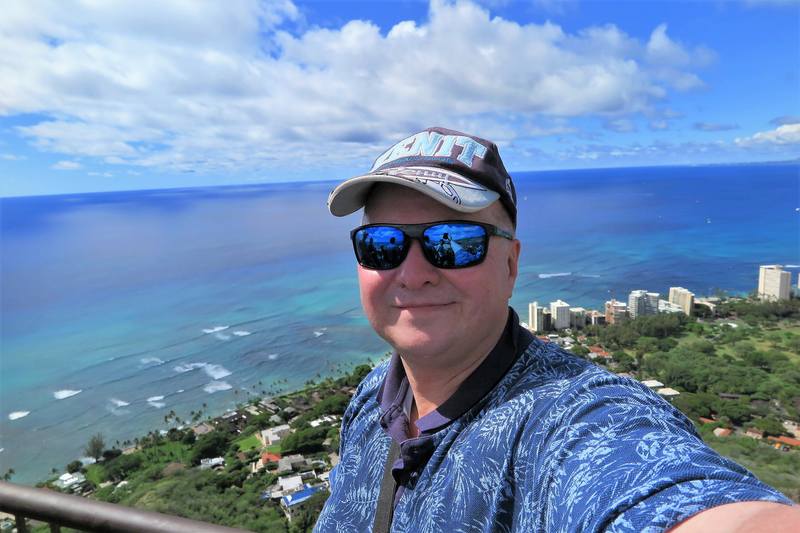 Алмазная голова Гавайев или вулкан Diamond Head Алмазная голова Гавайев или вулкан Diamond Head