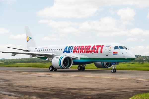 Αποτέλεσμα εικόνας για Air Kiribati Receives Its First E190-E2 Jet