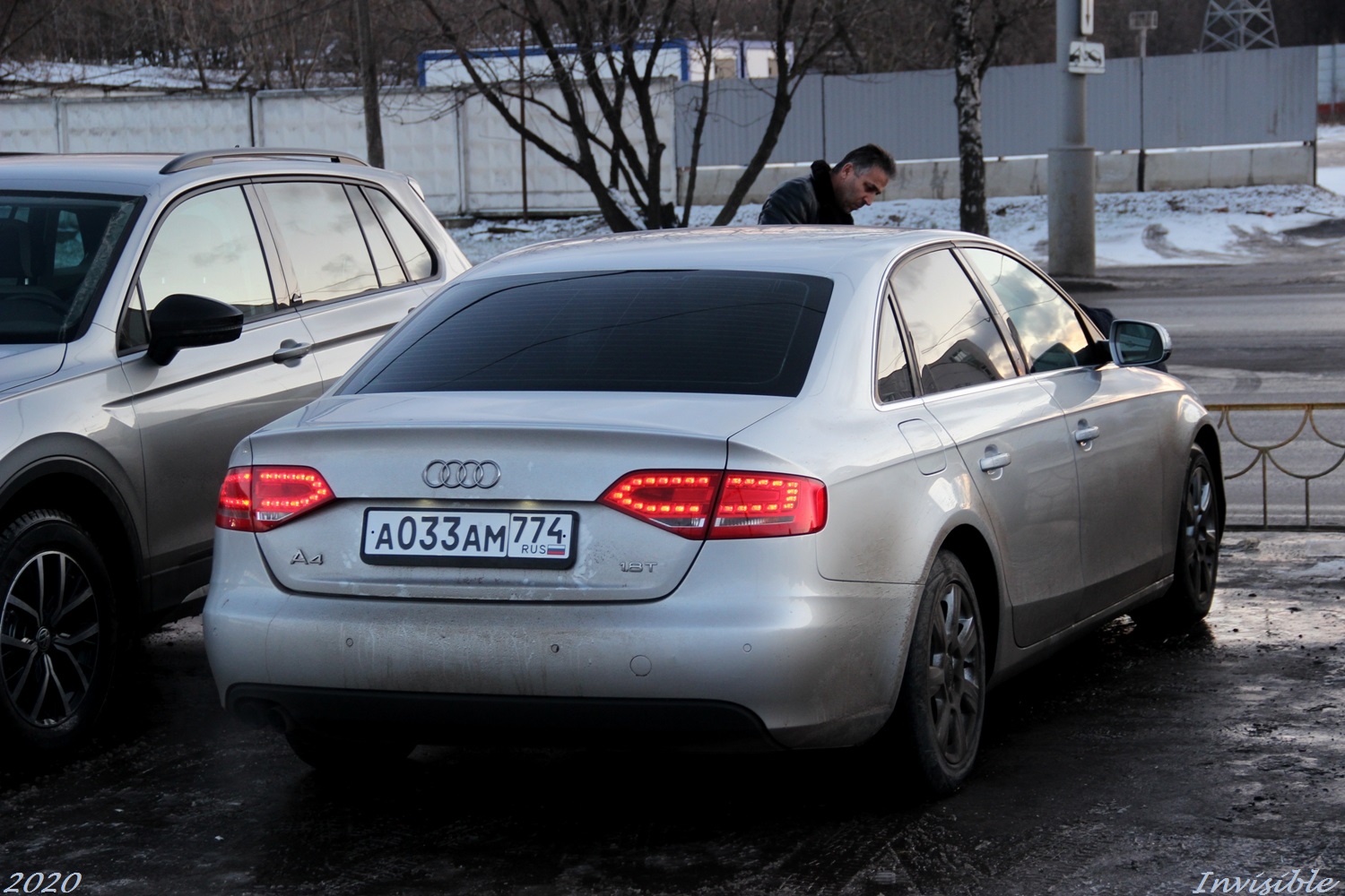 а033ам774, Audi A4 (Chelyabinsk Oblast) License plate Russia