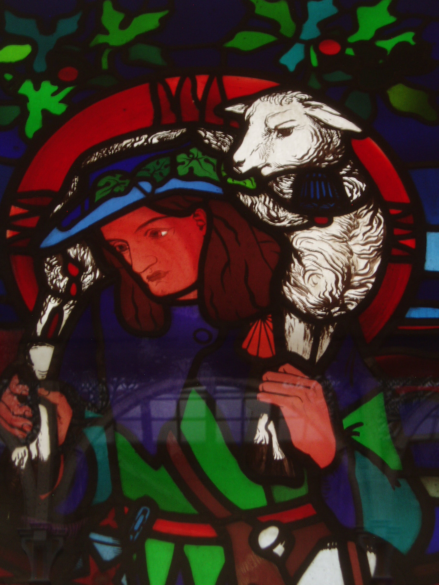 Good Shepherd The first ever piece of stained glass designed by Edward Burne Jones (his earliest work strongly influenced by Rossetti) and made by Powell's. It was formerly in a Methodist chapel in Maidstone. Birmingham Museum & Art Gallery is one of the most important regional museums in the country, with collections ranging from archaeology to an extensive collection of fine art, including a superb sequence of Pre-Raphaelite paintings. There is also an impressive industrial gallery, which exhibits some of the highest quality crafts made in the city during the 19th century, most notably ceramics and stained glass. www.birminghammuseums.org.uk/bmag/about