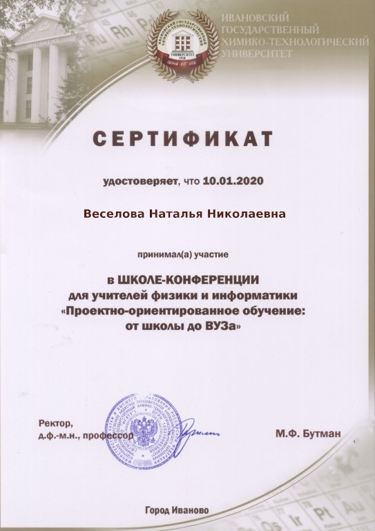 Сертификат (Веселова Н.Н.)