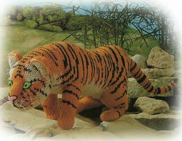 Бенгальский тигр от  Джорджина Манвелл (спицы) 10.03.20 29488112_m