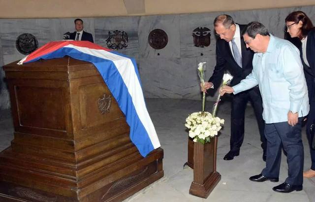 Российская пресса освещает визит министра иностранных дел Сергея Лаврова в Сантьяго-де-Куба