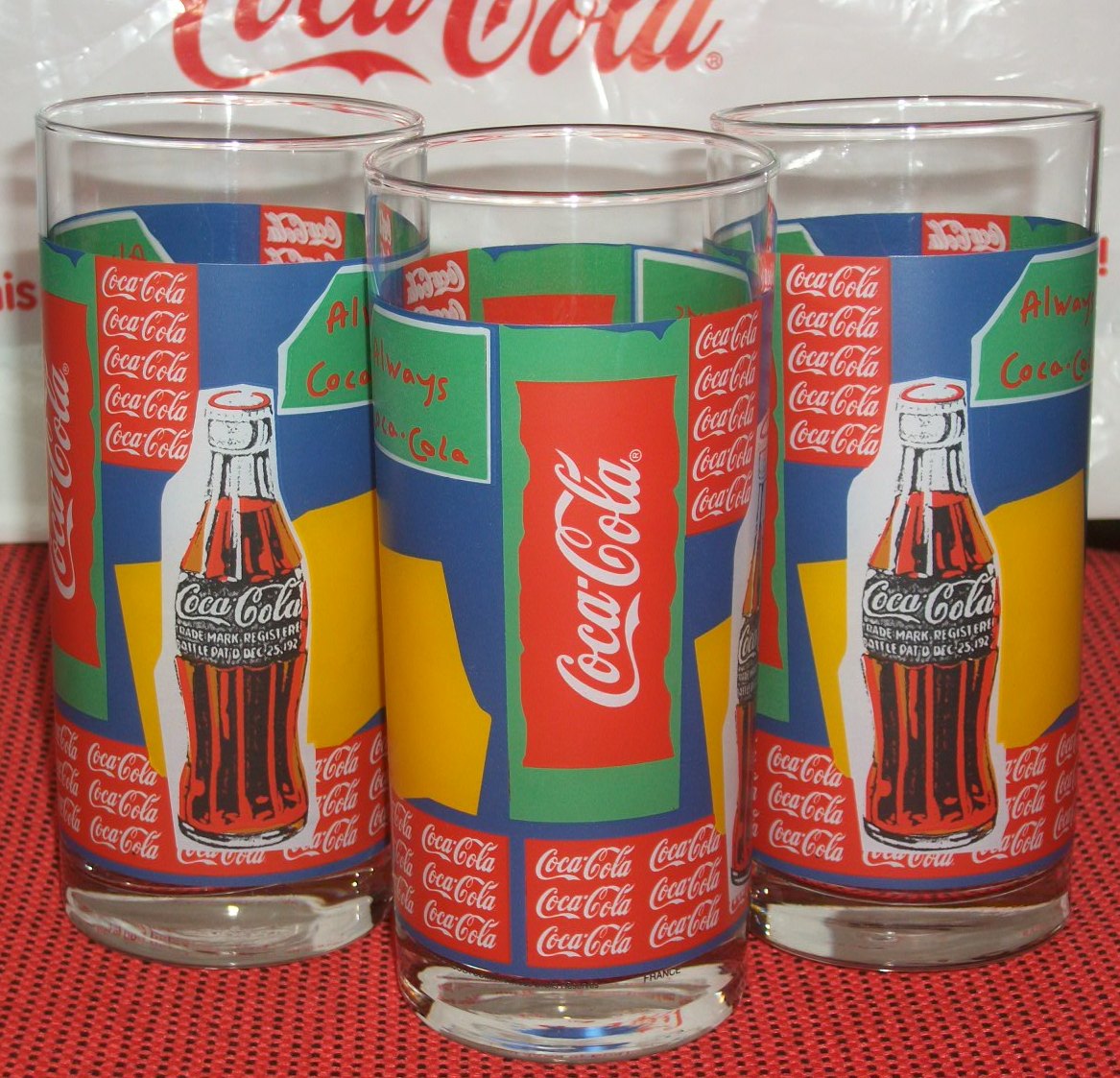 Стаканы Always Coca-Cola 3шт.-1