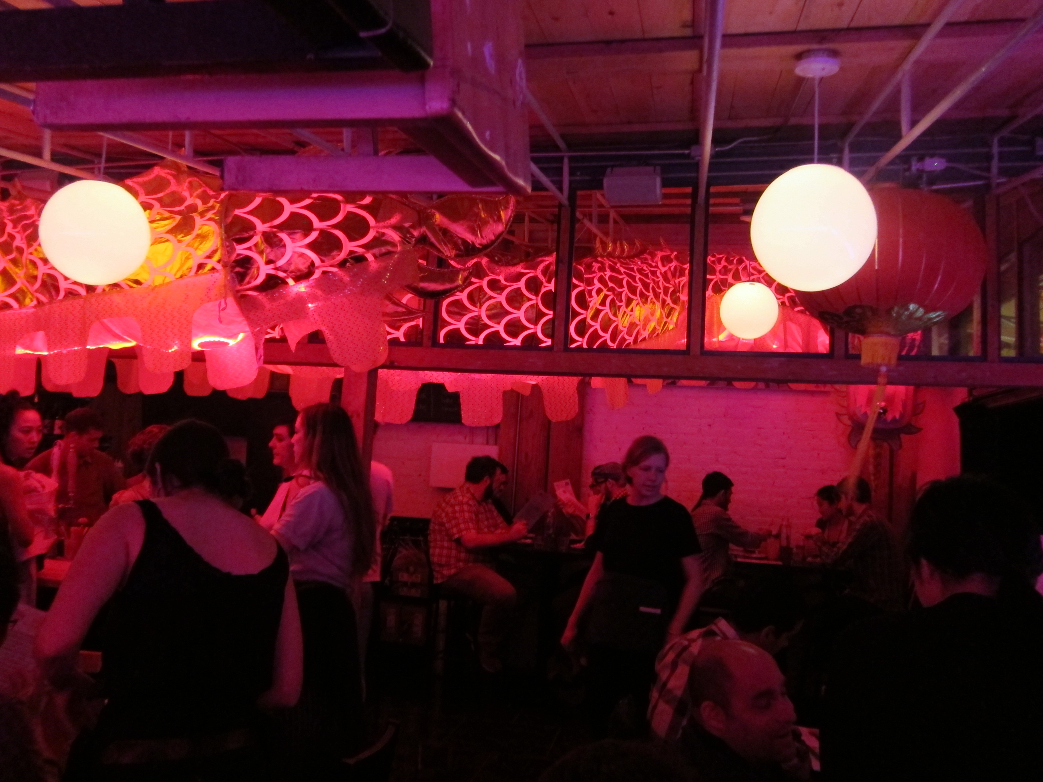 NYC - LES: Mission Chinese Food New York Mission Chinese Food New York, at 154 Orchard Street, had a soft opening on Saturday, May 19, 2012. Chef Danny Bowien, born in Korea, but adopted and raised in Oklahoma, was named a semifinalist for the James Beard Rising Star Chef of the Year 2012 award. Like its San Francisco original, Mission Chinese maintains a social conscience, donating 75 cents from each main course Food Bank for New York City. The original Mission Chinese Food opened in 2011 within Lung Shan Restaurant in San Francisco. Its origins trace to a sublet Guatemalan taco cart at 21st and Mission, where chef Anthony Myint and his wife Karen Leibowitz began selling their PB&J's--pork-belly and jicama flatbreads--under the name Mission Street Food in 2008. fter a month's worth of sellouts, they moved their operation into Lung Shan, a previously unremarkable Chinese takeout joint owned by Sue and Lian Zhou since 2002. Semiweekly, they would share the kitchen, serving creative upscale dishes. Soon they began inviting local chefs to choose a theme and collaborate on dishes, donating profits to local food pantries and soup kitchens. In July 2011, they rebranded themselves Mission Chinese and brought in chef Bowien, who filled the menu with a quirky, responsibly sourced take on Chinese cooking. When Bowien expanded east, he left the original location in the hands of his sous-chef Jesse Koide.