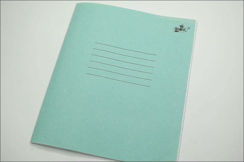 School notebooks ink-paper test. Lenskiy.org