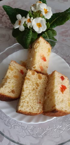 Кулич для ленивых (без замеса)