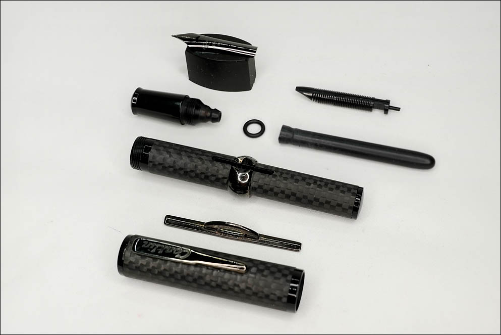 Conklin 'Mark Twain' Crescent Stelth Deluxe Carbon fiber. Lenskiy.org