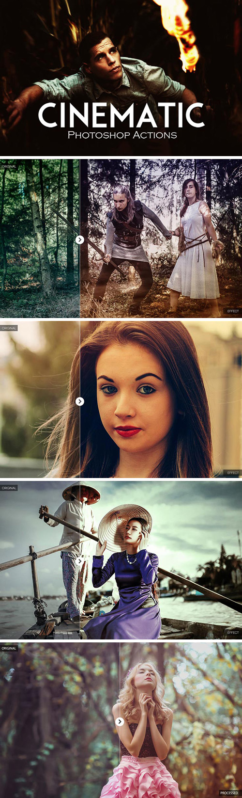 10 Cinematic Photoshop Actions