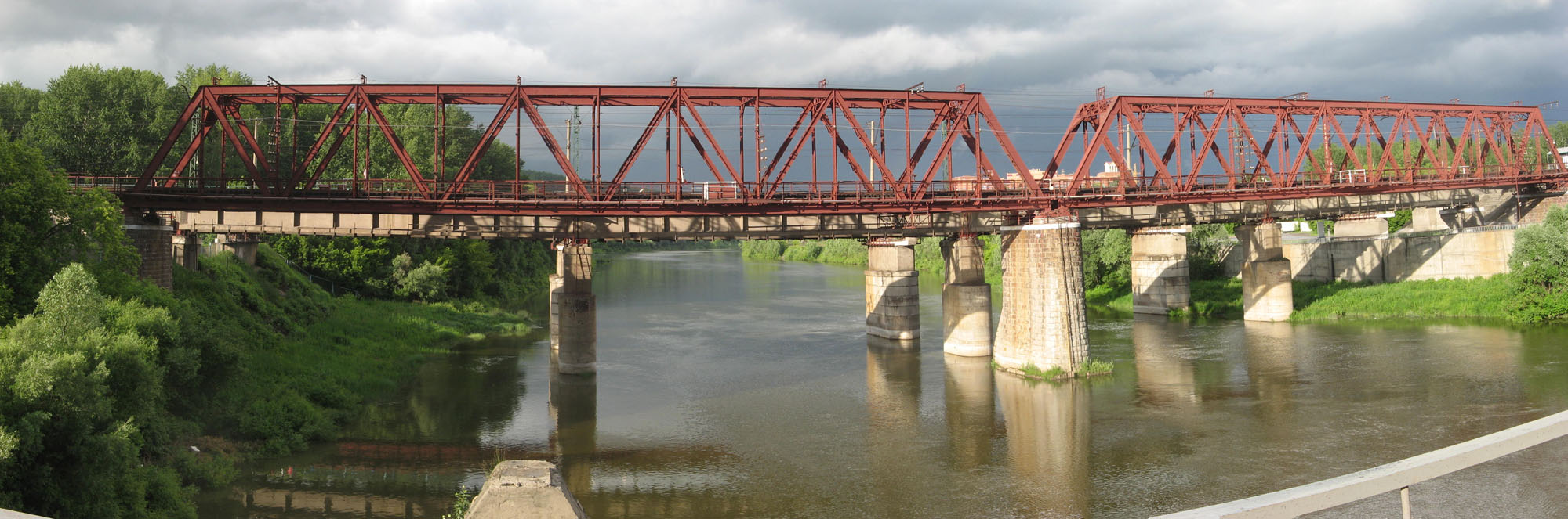 Жд мост через р Иню