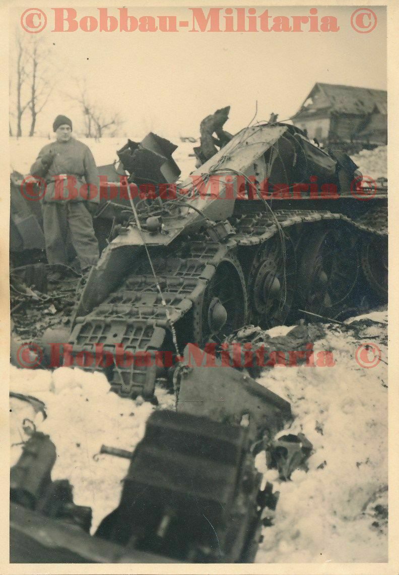 !!!Russland Panzerjäger-Abt.186 zerstörter T-34 Panzer super combat Motiv 86ID