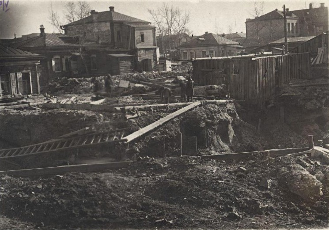 Строительство Дома Соцземледелия в Новосибирске 1933 (6) обработано