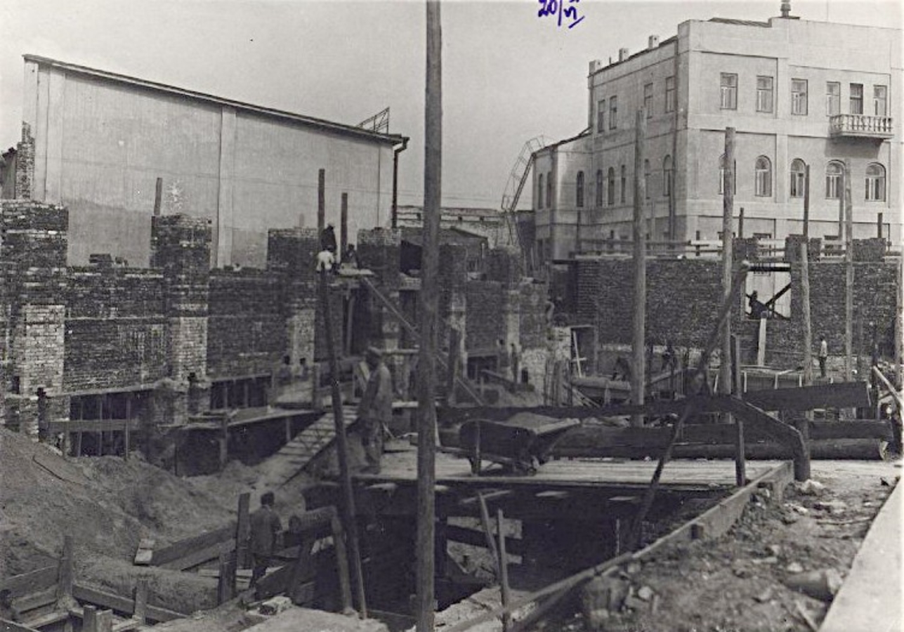 Строительство Дома Соцземледелия в Новосибирске 1933 (2)