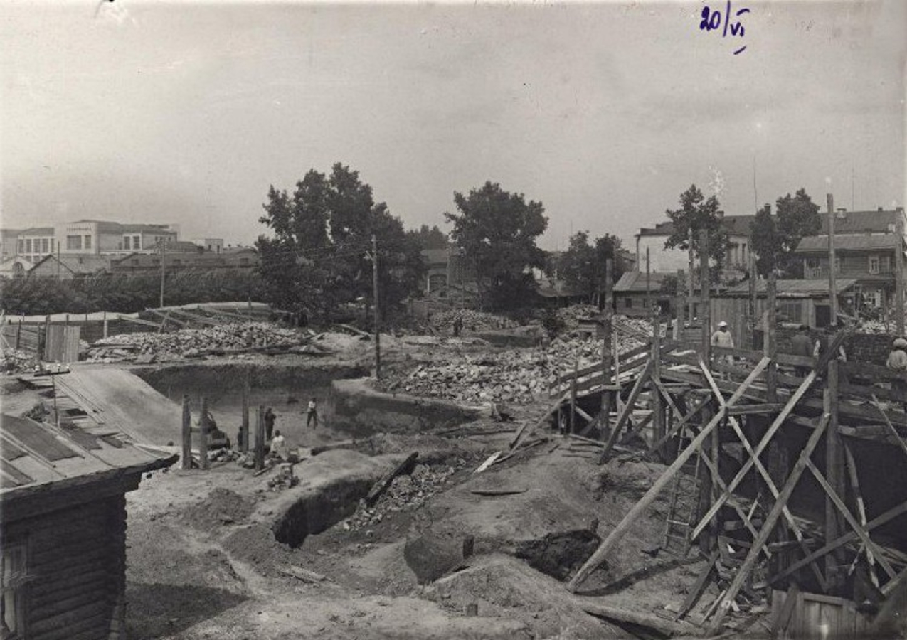 Строительство Дома Соцземледелия в Новосибирске 1933 (3)