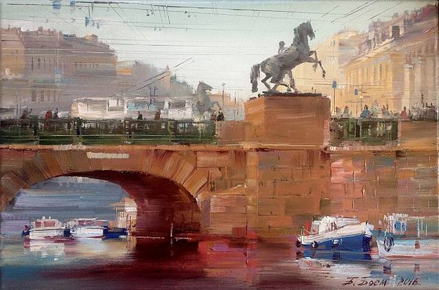 Аничков мост, май Аничков мост, май